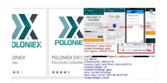 Обнаружены мошеннические приложения Poloniex в Google Play