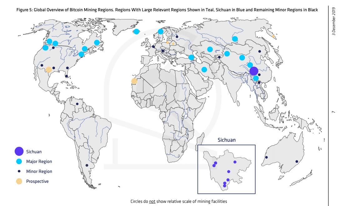 Лишь одна провинция в Китае контролирует 54% хэшрейта биткоина