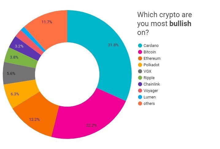 Инвесторы оценили ближайшие перспективы биткоина и Cardano